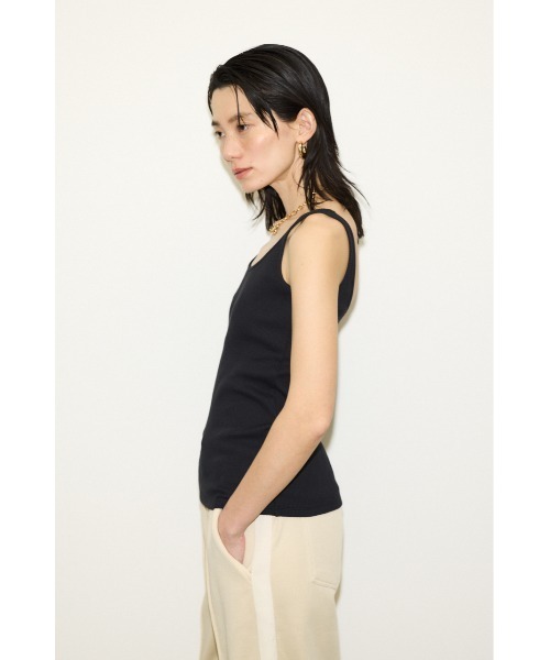 THROW by SLY(スローバイスライ)の「【3点セット】THROW VARIOUS TANK SET ヴァリアス タンクセット(Tシャツ/カットソー・レディース・ブラック/カーキ/ホワイト・FREE)」の10枚目の写真