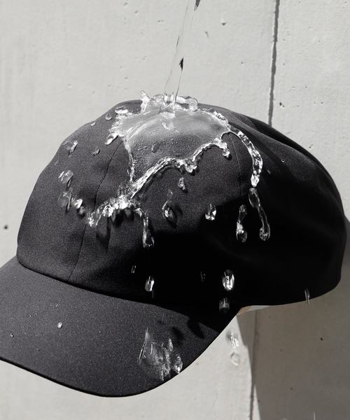 VitaFelice（ヴィータフェリーチェ）の「透湿防水レインキャップ（キャップ・レディース・ホワイト/ブラック・FREE）」の2枚目の写真