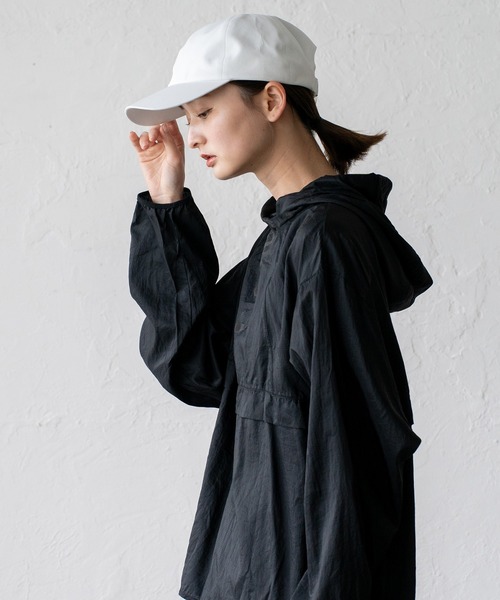 VitaFelice（ヴィータフェリーチェ）の「透湿防水レインキャップ（キャップ・レディース・ホワイト/ブラック・FREE）」の5枚目の写真