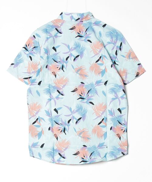 VOLCOM（ボルコム）の「WARBLER SS WOVEN（シャツ/ブラウス・メンズ・ブラックミックス/モスグリーン/アクア・SMALL/MEDIUM/LARGE/X-LARGE）」の4枚目の写真