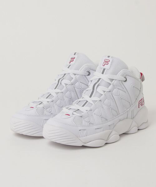 フィラ [FILA] - STAKCHOUSE SPAG メンズ スタックハウス スパゲティーミッドカットスニーカー WH/PK/SLV - FLUSS21021100