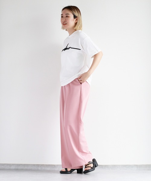 cepo(セポ)の「リボンテープ刺繍ロゴTee(Tシャツ/カットソー・レディース・ブラック/グレー/オフホワイト・M)」の8枚目の写真