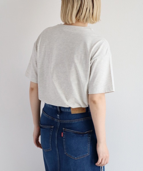 cepo(セポ)の「リボンテープ刺繍ロゴTee(Tシャツ/カットソー・レディース・ブラック/グレー/オフホワイト・M)」の21枚目の写真