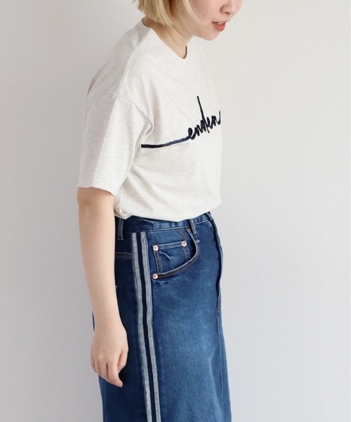 cepo(セポ)の「リボンテープ刺繍ロゴTee(Tシャツ/カットソー・レディース・ブラック/グレー/オフホワイト・M)」の19枚目の写真