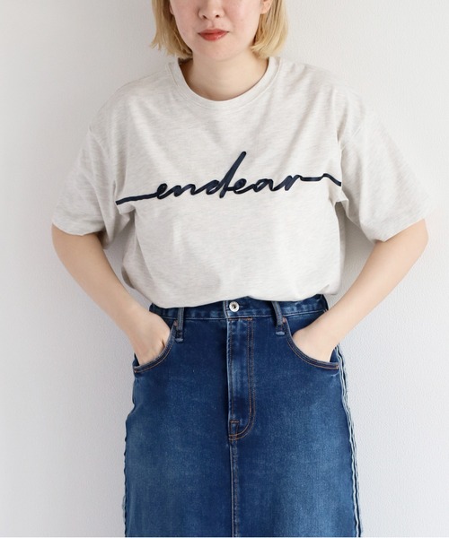 cepo(セポ)の「リボンテープ刺繍ロゴTee(Tシャツ/カットソー・レディース・ブラック/グレー/オフホワイト・M)」の16枚目の写真
