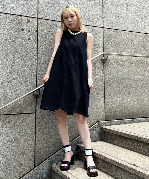 Narcissus（ナルシス）の「【Narcissus】デニムワンピース（ワンピース・レディース・ブラック/その他・FREE）」の17枚目の写真