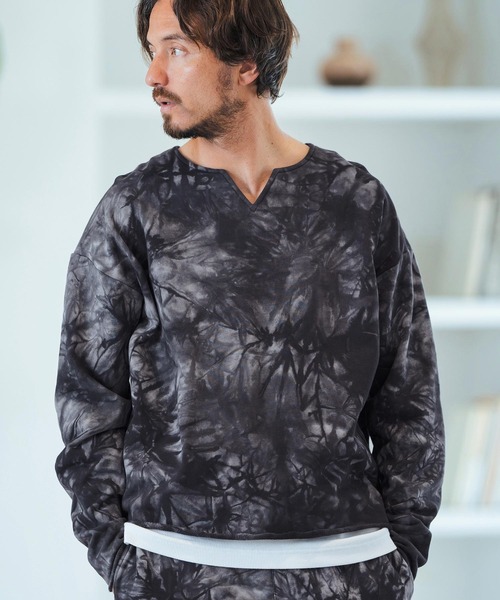 msw1495-Tie Dye Keyneck Sweatshirt スウェット(スウェット)|Magine(マージン) msw1495-Tie Dye Keyneck Sweatshirt スウェット(スウェット)|Magine(マージン)
