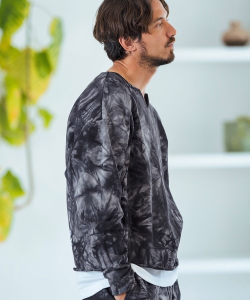 msw1495-Tie Dye Keyneck Sweatshirt スウェット(スウェット)|Magine(マージン) msw1495-Tie Dye Keyneck Sweatshirt スウェット(スウェット)|Magine(マージン)