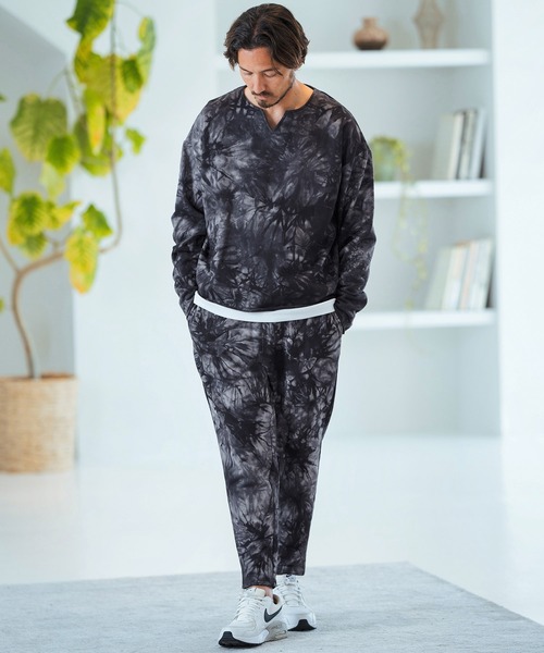 msw1495-Tie Dye Keyneck Sweatshirt スウェット(スウェット)|Magine(マージン) msw1495-Tie Dye Keyneck Sweatshirt スウェット(スウェット)|Magine(マージン)