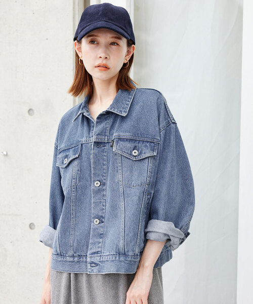 SLOBE IENA ボクシートラッカーデニムジャケット LE DENIM ボクシートラッカーデニムジャケット(505914342