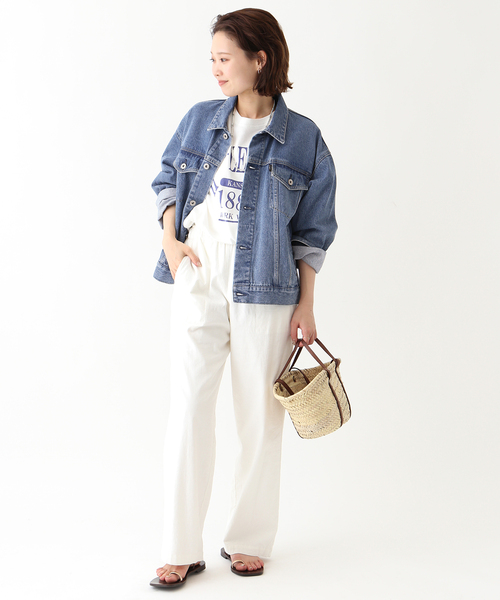 SLOBE IENA ボクシートラッカーデニムジャケット LE DENIM ボクシートラッカーデニムジャケット（デニム
