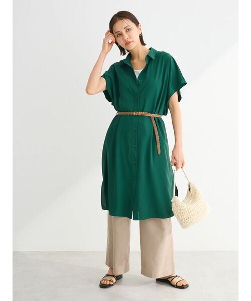 Green　Parks（グリーンパークス）の「BEST PRICE 2WAYリブタンクトップ（タンクトップ・レディース・チャコールグレー/ブラック/ホワイト/ホワイト系その他2・FREE）」の12枚目の写真