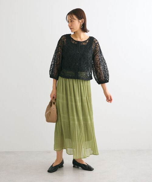 Green　Parks（グリーンパークス）の「BEST PRICE 2WAYリブタンクトップ（タンクトップ・レディース・チャコールグレー/ブラック/ホワイト/ホワイト系その他2・FREE）」の17枚目の写真