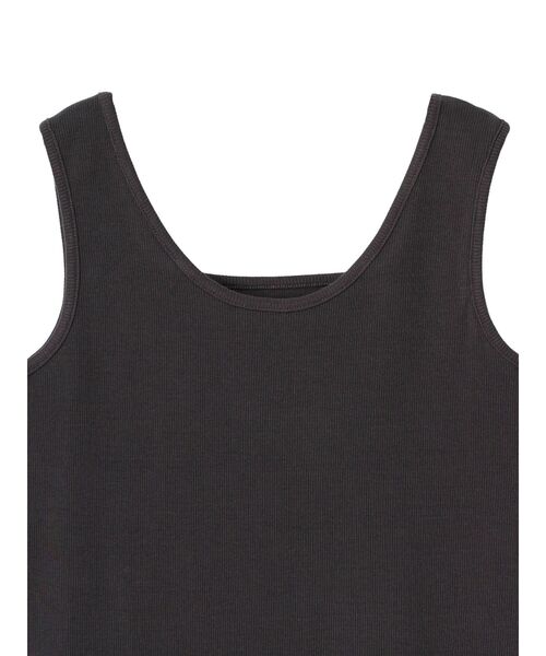 Green　Parks（グリーンパークス）の「BEST PRICE 2WAYリブタンクトップ（タンクトップ・レディース・チャコールグレー/ブラック/ホワイト/ホワイト系その他2・FREE）」の22枚目の写真