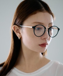 Candlestick(キャンドルスティック)のUVカット クリアレンズ メガネ 韓国 ギークシック リムレス(メガネ)