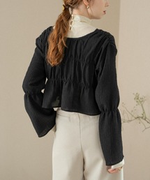 hinari | フレアスリーブシャーリングブラウス(シャツ/ブラウス)