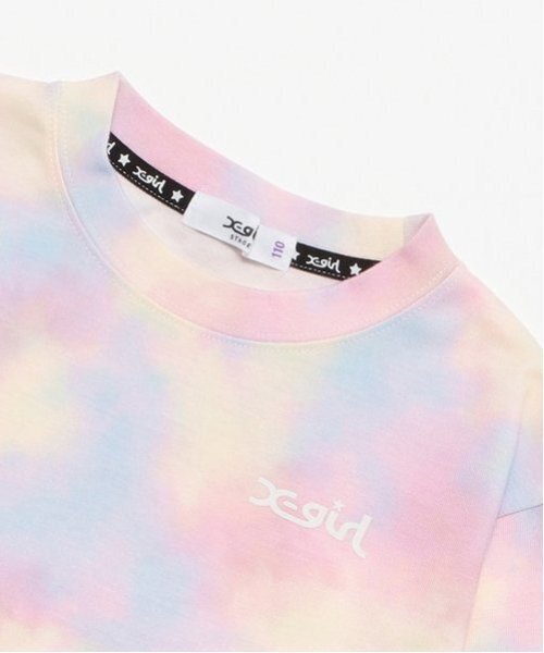 X-girl Stages（エックスガールステージス）の「バックロゴ長袖Tシャツ（Tシャツ/カットソー・キッズ・ブラック/オフホワイト/マルチ・130cm/100cm/140cm/120cm/110cm/80ｃｍ/90cm）」の19枚目の写真