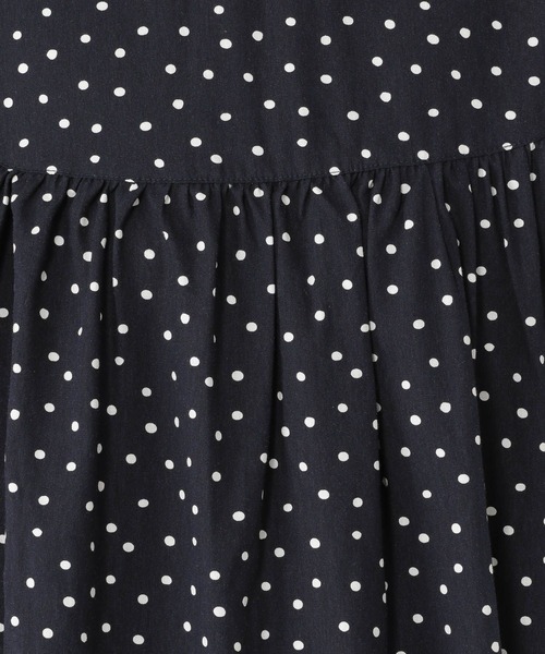 studio CLIP（スタディオクリップ）の「ドットプリントギャザーブラウス（シャツ/ブラウス・レディース・ネイビー/サックスブルー/ブラック・FREE）」の16枚目の写真
