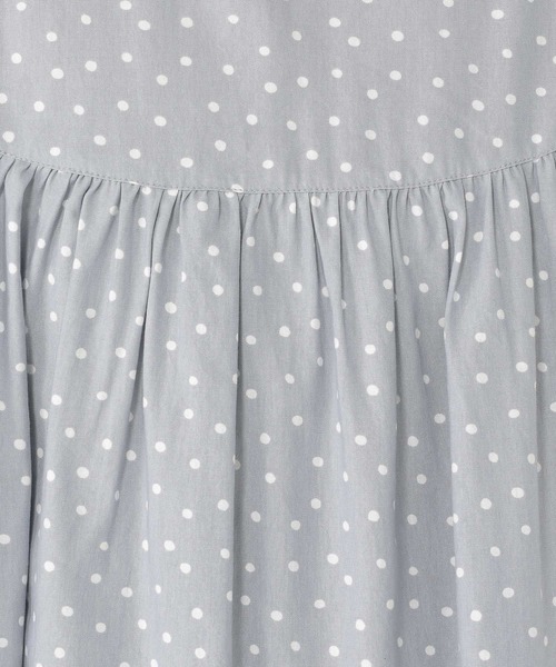studio CLIP（スタディオクリップ）の「ドットプリントギャザーブラウス（シャツ/ブラウス・レディース・ネイビー/サックスブルー/ブラック・FREE）」の18枚目の写真