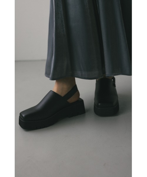 STYLEMIXER （23.5）プラットフォームサボ黒　美品 STYLEMIXER パンプス プラットフォームサボ : ZOZOTOWN Yahoo!店