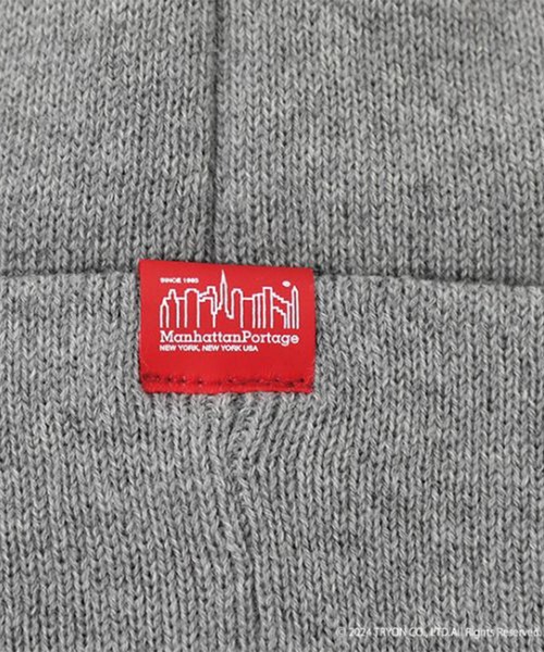 Manhattan Portage（マンハッタンポーテージ）の「Manhattan Portage/マンハッタンポーテージ ビーニー "THRASHERコラボレーション" COTTON KINIT WATCH MP266（ニットキャップ/ビーニー・メンズ・ブラック/グレー・FREE）」の11枚目の写真