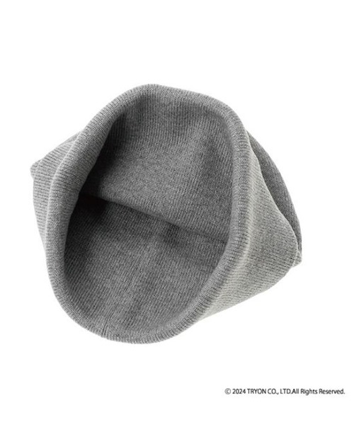 Manhattan Portage（マンハッタンポーテージ）の「Manhattan Portage/マンハッタンポーテージ ビーニー "THRASHERコラボレーション" COTTON KINIT WATCH MP266（ニットキャップ/ビーニー・メンズ・ブラック/グレー・FREE）」の8枚目の写真