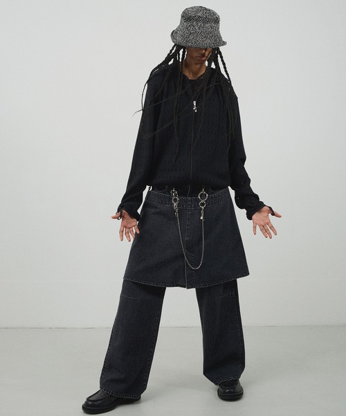 Jieda（ジエダ）の「INDIETRO ASSOCIATION × JieDa HAT（ハット・メンズ・マルチ/ブラック×ホワイト・ONESIZE）」の3枚目の写真