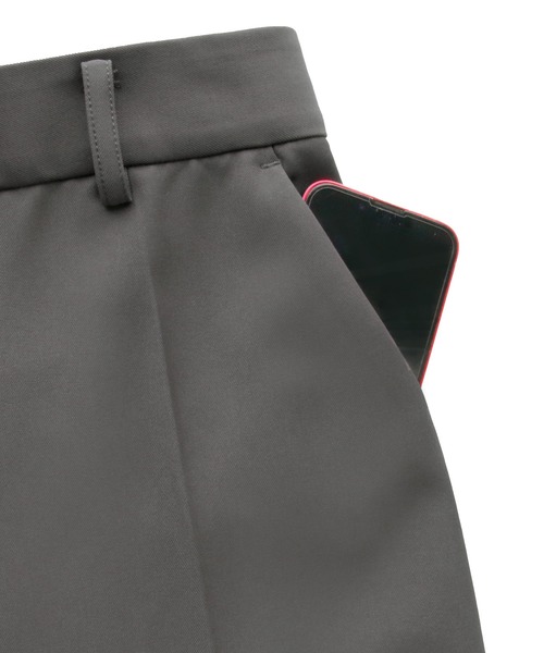洗える ｜ シークレットゴム センタープレス スラックス