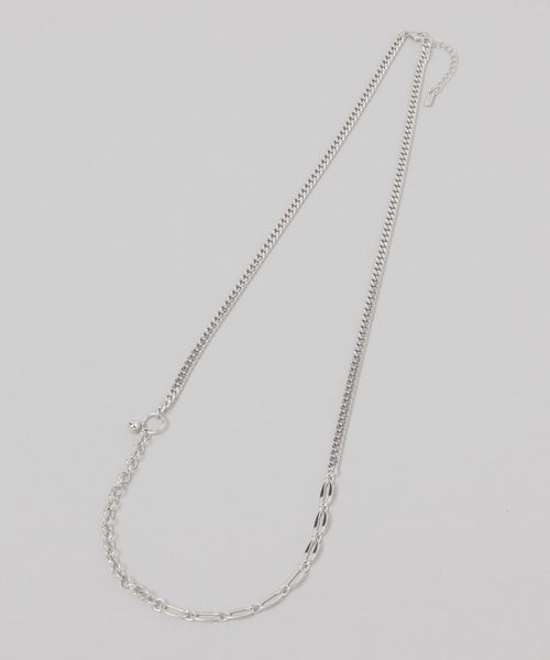 ⭐︎専用⭐︎ ヴィンテージ　薄ガラスボールチェーン JEANASIS（ジーナシス）の「ボールチェーン2レンネックレス/139305