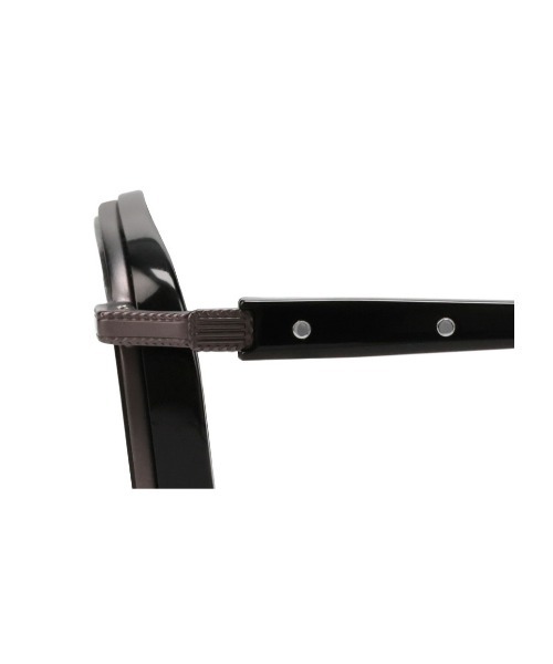 UNITED ARROWS（ユナイテッドアローズ）の「ボストン型 サングラス｜鼻パッド｜シェルパッド｜サングラス｜UVカット｜紫外線対策｜ユニセックス｜黒縁｜太縁フレーム｜Zoff｜UNITED ARROWS（サングラス・メンズ・ブラック/ブラウン/レッド・FREE）」の6枚目の写真