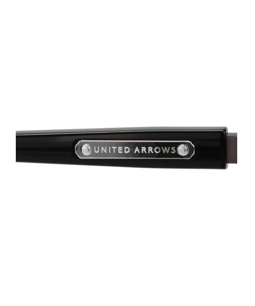 UNITED ARROWS（ユナイテッドアローズ）の「ボストン型 サングラス｜鼻パッド｜シェルパッド｜サングラス｜UVカット｜紫外線対策｜ユニセックス｜黒縁｜太縁フレーム｜Zoff｜UNITED ARROWS（サングラス・メンズ・ブラック/ブラウン/レッド・FREE）」の8枚目の写真