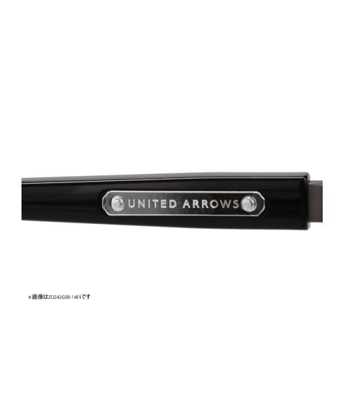 UNITED ARROWS（ユナイテッドアローズ）の「ボストン型 サングラス｜鼻パッド｜シェルパッド｜サングラス｜UVカット｜紫外線対策｜ユニセックス｜黒縁｜太縁フレーム｜Zoff｜UNITED ARROWS（サングラス・メンズ・ブラック/ブラウン/レッド・FREE）」の18枚目の写真