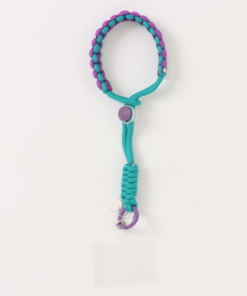 BROTHERHOOD（ブラザーフッド）の「【eY】ソロモン コンビ コード スマホ リスト ストラップ（スマホグッズ・レディース・オレンジ系その他/ピンク系その他/パープル系その他/パープル系その他2/ベージュ系その他/ブルー系その他/ピンク系その他2/ブラック/グリーン系その他/オレンジ系その他2・FREE）」の4枚目の写真