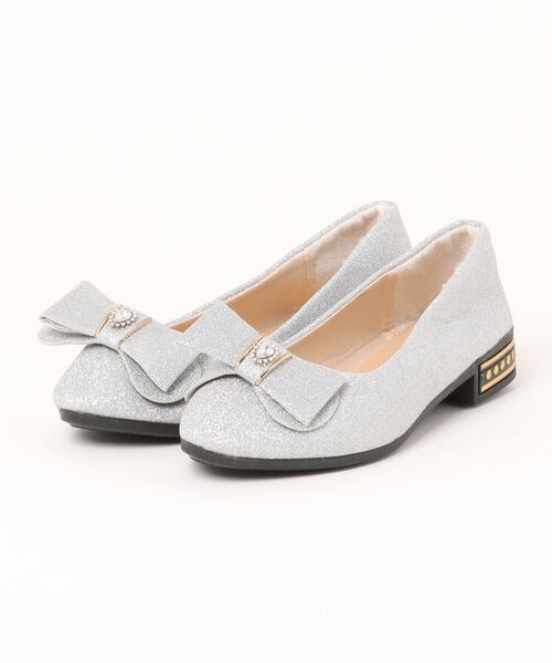 STYLEBLOCK（スタイルブロック）の「リボン付きポインテッドトゥフラットパンプス（パンプス・レディース・パープル/ゴールド/シルバー/ブラック・35/36/37/38/39/40）」の9枚目の写真