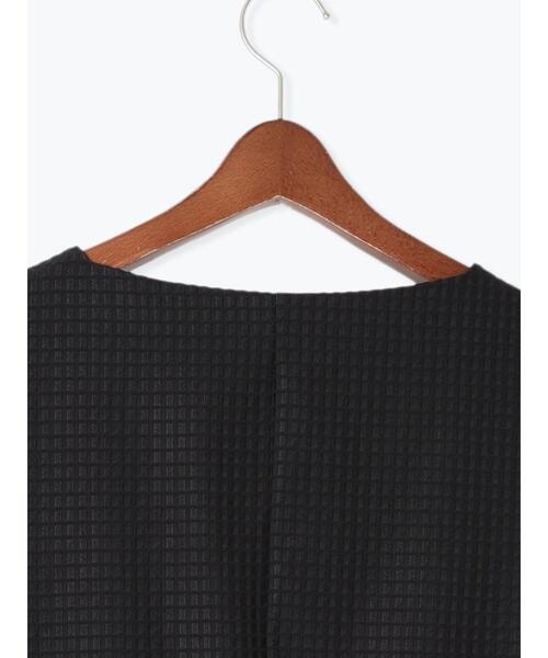 Te chichi（テチチ）の「スクエアジャカードミドルジレ（セットアップ可）（ベスト・レディース・ブラック・F）」の17枚目の写真