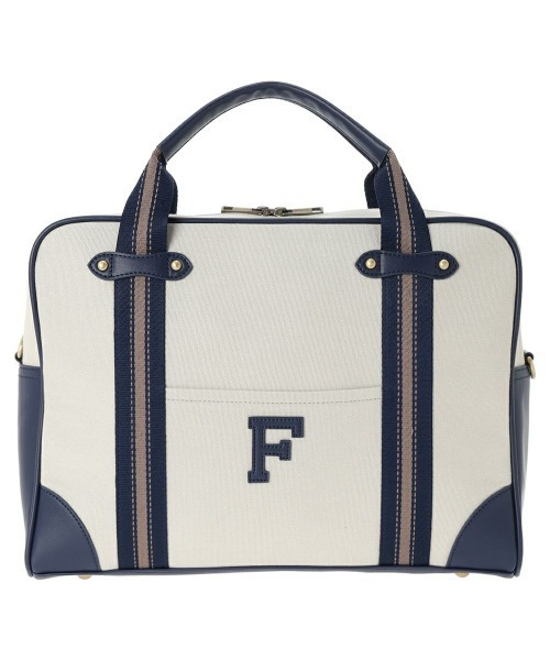 F i.n.t（フィント）の「ラインテープ使いボストンバッグ/fint（ボストンバッグ・レディース・グレー/ベージュ・FREE）」の12枚目の写真