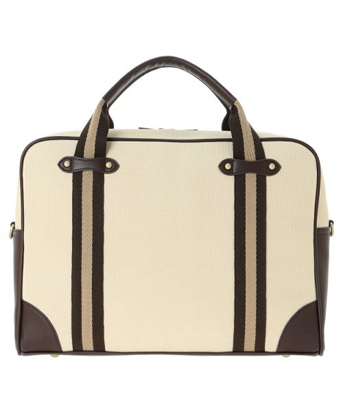 F i.n.t（フィント）の「ラインテープ使いボストンバッグ/fint（ボストンバッグ・レディース・グレー/ベージュ・FREE）」の13枚目の写真