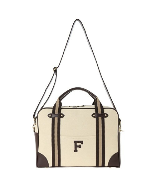 F i.n.t（フィント）の「ラインテープ使いボストンバッグ/fint（ボストンバッグ・レディース・グレー/ベージュ・FREE）」の19枚目の写真