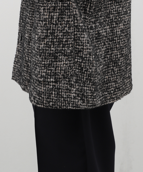 EDIFICE(エディフィス)の「la favola(ラ ファーヴォラ) for ED CARDIGAN JACKET(ツイード)(ノーカラージャケット・メンズ・ベージュ・2/1)」の12枚目の写真