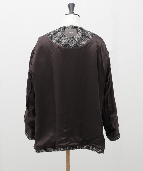 ジャケット・アウター la favola for ED C/Li cardigan jacket EDIFICE（エディフィス）の「la favola(ラ ファーヴォラ) for ED