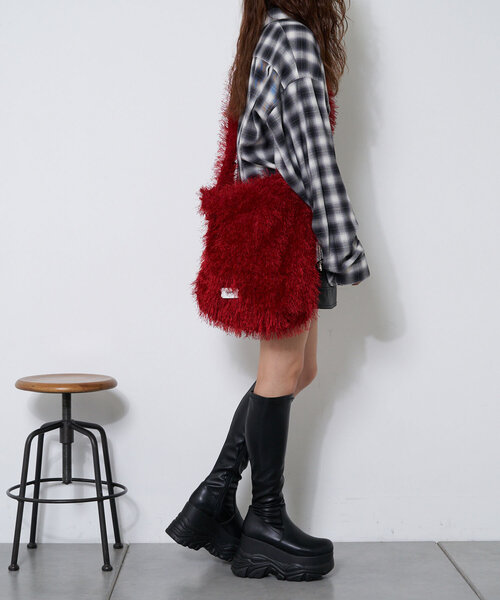 CIAOPANIC（チャオパニック）の「【WEB限定】超厚底スニーカーソールロングブーツ（ブーツ・レディース・ブラック・SMALL/MEDIUM/LARGE）」の8枚目の写真