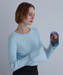 le phil ライトブルー 長袖シャツ LE PHIL｜ルフィルのシャツ/ブラウス（ブルー・ネイビー/青色系