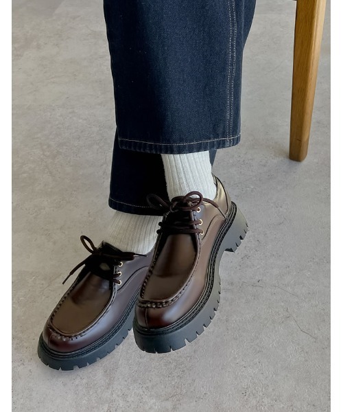 レースアップローファー（ローファー）｜Re:EDIT（リエディ）の