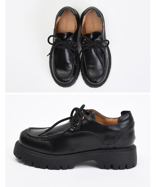 Re:EDIT（リエディ）の「レースアップローファー（ローファー・レディース・ブラック/ブラウン・SMALL/MEDIUM/LARGE/X-LARGE）」の7枚目の写真