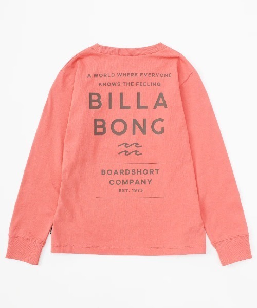 BILLABONG(ビラボン)の「BILLABONG キッズ DECAF ロンT 【2024年秋冬モデル】/ビラボンロゴバックプリントUSAコットン長袖Tシャツ(Tシャツ/カットソー・キッズ・オフホワイト/ブラック/オレンジ系その他・90/110/130/140/150/160)」の3枚目の写真