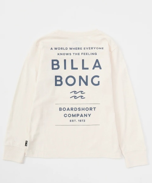 BILLABONG(ビラボン)の「BILLABONG キッズ DECAF ロンT 【2024年秋冬モデル】/ビラボンロゴバックプリントUSAコットン長袖Tシャツ(Tシャツ/カットソー・キッズ・オフホワイト/ブラック/オレンジ系その他・90/110/130/140/150/160)」の2枚目の写真