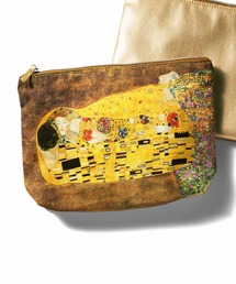 IEDIT | ＩＥＤＩＴ　壮美なクリムトの世界を楽しむデザインポーチ〈ゴールド〉(ポーチ)