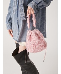 LILY BROWN | 3Dフラワードロストバッグ(ショルダーバッグ)