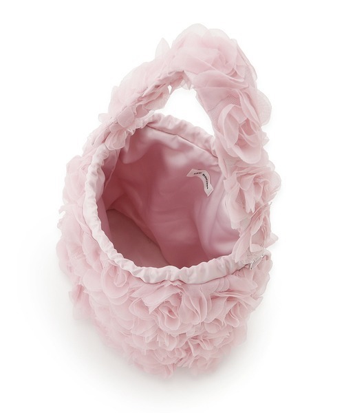 LILY BROWN（リリーブラウン）の「３Ｄフラワードロストバッグ（ショルダーバッグ・レディース・ブラック/オフホワイト/ピンク・FREE）」の13枚目の写真