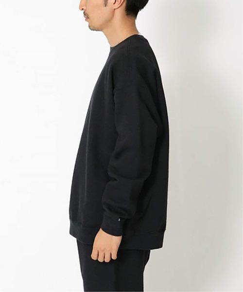 Snow Peak（スノーピーク）の「SNOWPEAK / スノーピーク Recycled Cotton クルーネックスウェット（スウェット・メンズ・ブラック/アイボリー・MEDIUM/LARGE）」の4枚目の写真